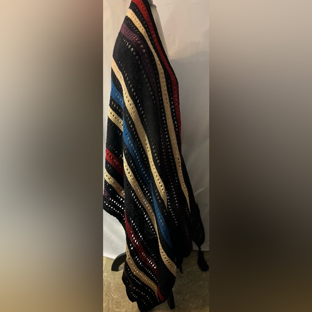 Shetland Wool Multiple Colored Wrap. - image 3